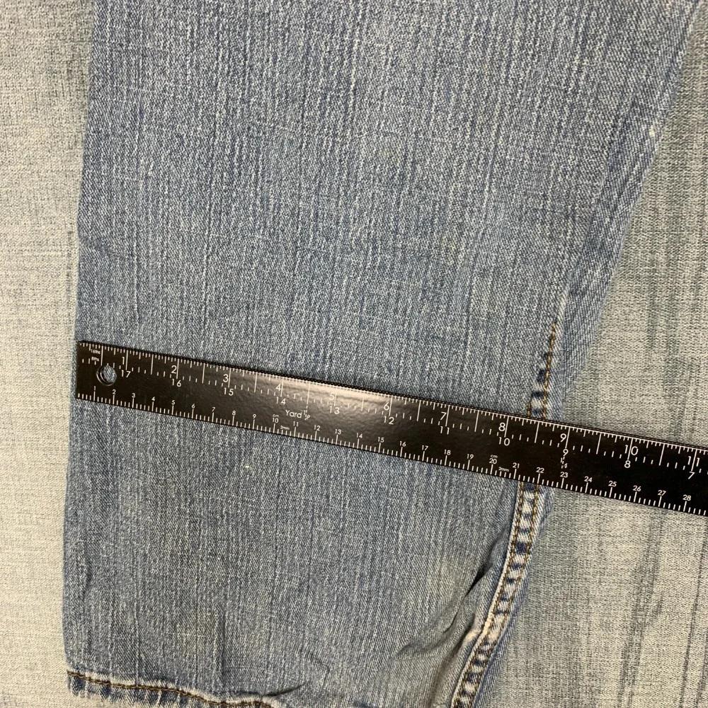 Denizen From Levi's 285 Straight Jeans Men 38x34 Blue Denim Relaxed Fit 5 Pocket